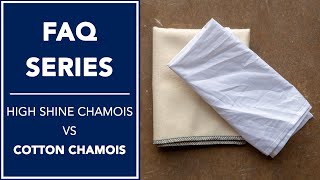 The Difference Between The High Shine Chamois And The 12 Ounce Cotton Chamois | FAQ | Kirby Allison