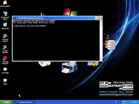 How To Check The IP Address From The Command Prompt In Windows XP How To Check The IP Address From The Command Prompt In Windows XP