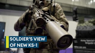 Ranger Regiment soldier shows off UK military's new KS-1 assault rifle