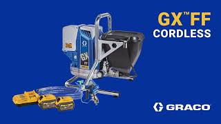 Introducing the NEW Graco GX FF cordless fine finish sprayer