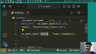 Python OS module, Path, abspath, path join, BASE_DIR, DATA_PATH explanation in Bangla