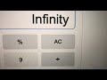 How To Get Infinity On a Calculator!