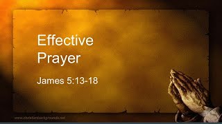 Effective Prayer