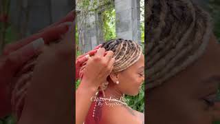 Check out this fire Wedding Loc Style. Book appointment at www.NappStar.com