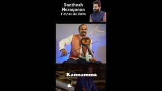 Kannamma Flashes On Violin | Kaala | Super Star | Santhosh Narayanan | Pa Ranjith | #shorts