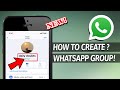 How to Create a New Whatsapp Group on iPhone?