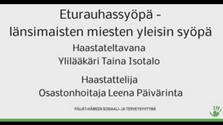 Eturauhassyöpä - Länsimaisten miesten yleisin syöpä