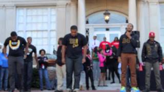 Alpha Phi steps at CAU Fall Open House 2012