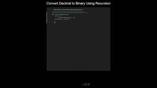 Convert Decimal to Binary Using Recursion in Python | Python Examples | Python Coding Tutorial