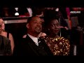 will smith punches chris rock on stage at the oscars and drops an f bomb