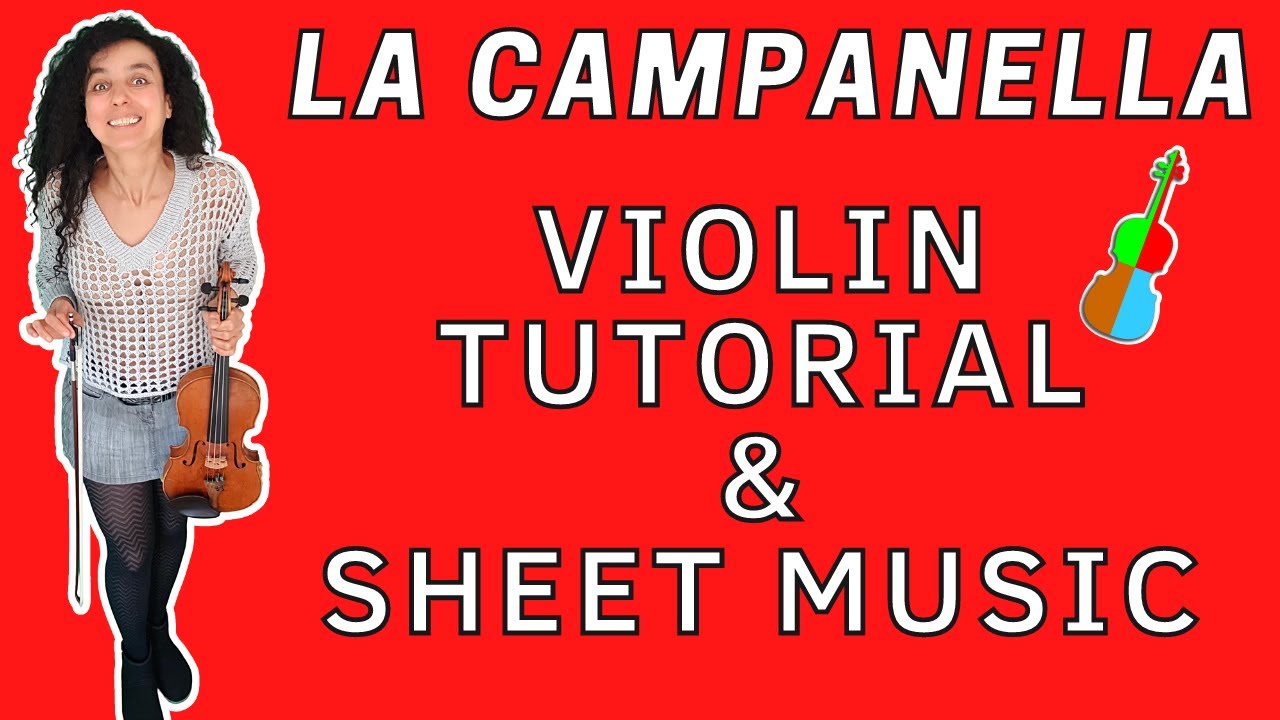 La Campanella рџћ Slow Motion Violin Tutorial With Color Coded Strings
