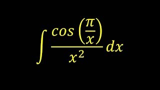 Integral of cos(pi/x)/x^2 - Integral example