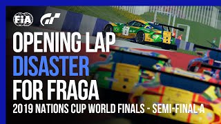 Opening Lap Disaster For Fraga in FIA Gran Turismo Championship World Finals