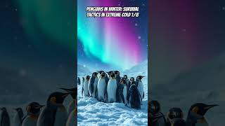 penguins in winter survival tactics in extreme cold 1/8 #shots #animals #wildlife