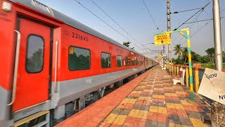 Inaugural LHB Run | Kolkata-Gorakhpur Purvanchal Express | Brand New LHB Coaches | Indian Railways |