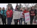 Abortion rights rally at the Capitol after SB 1309 passed both the House and Senate