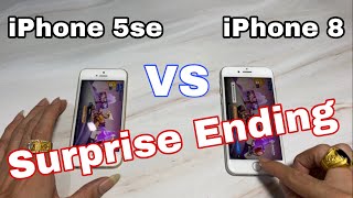 iPhone 5se vs iPhone 8. Speed test. surprise ending