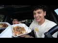 DRIVING TO OUR FIRST DAY OF HIGH SCHOOL  Vlog, drive with us, mukbang