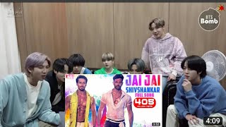 BTS Reaction to Jai Jai shiv shankar (Happy new year)  Fanmade
