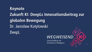 Keynote: Jaroslaw Kutylowski | DeepL | Konferenz 2023