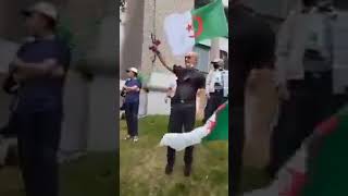 Canada Grand rassemblement des algériens à Montréal à loccasion du 134ème semaine du Hirak de la dia