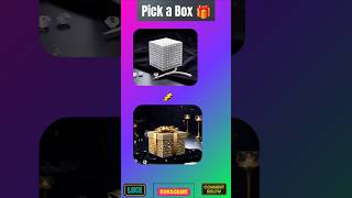 Choose Your Gift box 🤑| low prize vs high prize Challenge 😜 #shorts