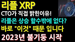 리플 XRP CTO가 직접 밝힌이유! 리플은 상승 할수밖에 없다? 바로\