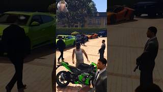 MICHAEL HELP BILLIONAIRE \u0026 GOT LUXURY CAR #shorts#gta5#gta5gameplay