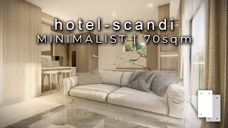 3BR DMCI Brixton Place 70sqm | Hotel-Scandinavian Minimalist | Zenith by Béton Brut