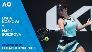 Linda Noskova v Marie Bouzkova Extended Highlights | Australian Open 2024 First Round