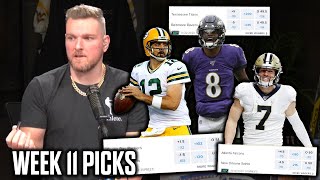 Pat McAfee's Week 11 NFL Picks