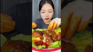 Eat the braised colon head | YUANYUAN ASMR