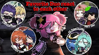 Favorite Duo react to each other || crossover x GL2 || ft. Solarballs, MHA, Twisted Wonderland, DSMP