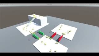 Crowd simulation Unity 5