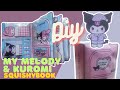 Diy My Melody And Kuromi Squishybook | Recreate | Tutorial