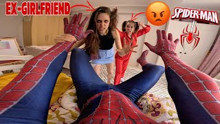 SPIDER-MAN HAS BIG PROBLEMS WITH EX-GIRLFRIEND AND CRAZY GIRL (Love story Spiderman in real life)