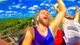 FULLY LOSING MY MIND AT SIX FLAGS GREAT ADVENTURE 🤯 OMFG