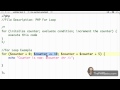 Tutorial 17 - PHP For Loop