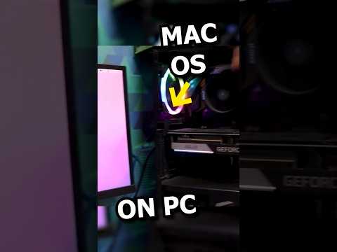 Run Mac os On Windows Computer! Secret #shorts