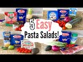 5 Quick & EASY Pasta Salad Recipes!