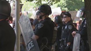 Four arrested after Evansville protests turn unlawful