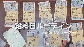 【給料日ルーティン】10万円の振り分け｜ひとり映画【実家暮らし】