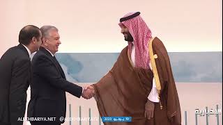 #ولي_العهد الأمير محمد بن سلمان يستقبل رئيس أوزبكستان