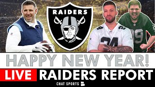 Raiders Rumors Live On Mike Vrabel, Antonio Pierce, Aidan O’Connell | Happy New Year Show