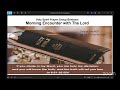 morning encounter with the lord 4.2.2025 water baptism and spirit baptism pt 2