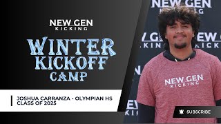 Joshua Carranza - 2024 New Gen Kicking Winter Kickoff Camp