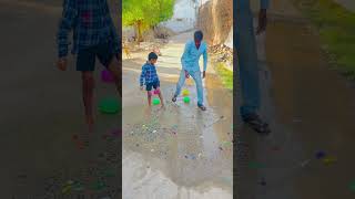 Double Water Balloon Popping Shorts No 863 #shorts #viral #trending @MrMastizade