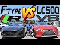 2023 Jaguar F-Type R Vs 2023 Lexus LC 500: Which V8 Sports Coupe Is Best?