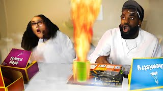 Tbvnks & His Girlfriend Try INSANE Science Experiments..