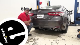 etrailer | Setting up the Draw-Tite Trailer Hitch Receiver on a 2020 Toyota Camry